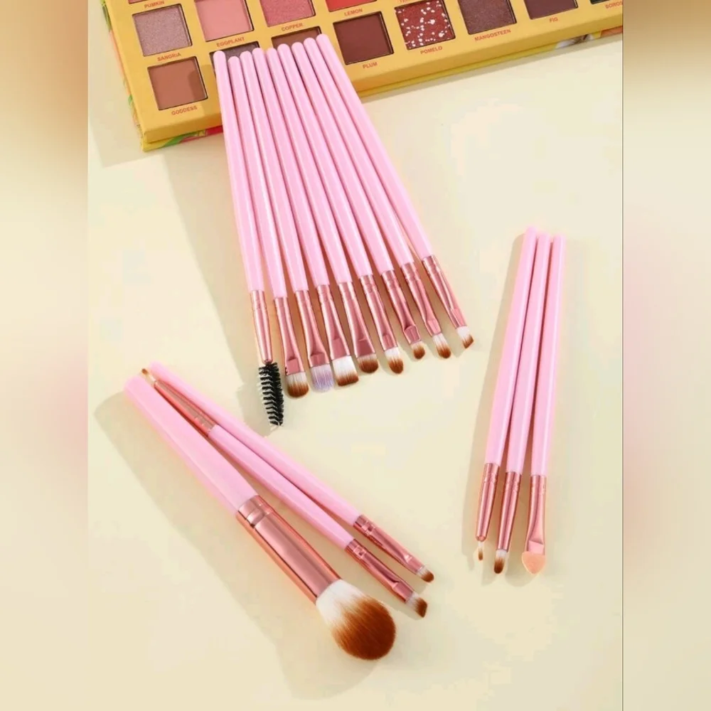 Pink Makeup Brush Set - Picture 1 of 3